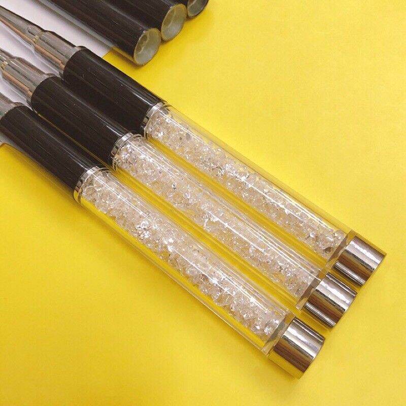 Cọ nét cán đá 3 size 6mm 9mm 12mm- CHEAP NAIL