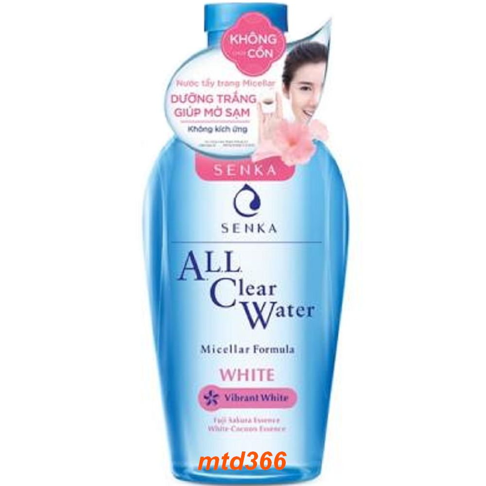 Nước Tẩy Trang 230ml Senka Dưỡng Trắng