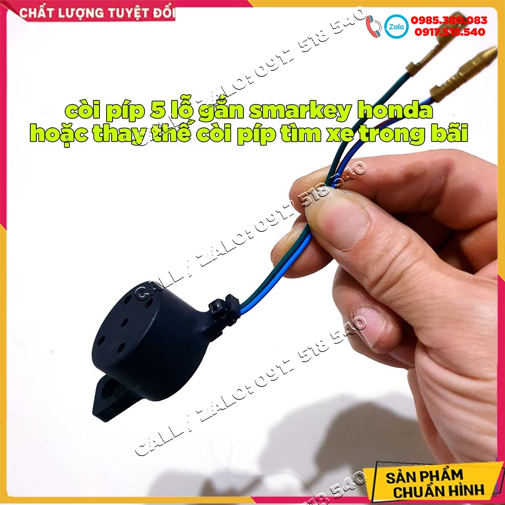 Còi chip 5 lỗ cho smartkey honda