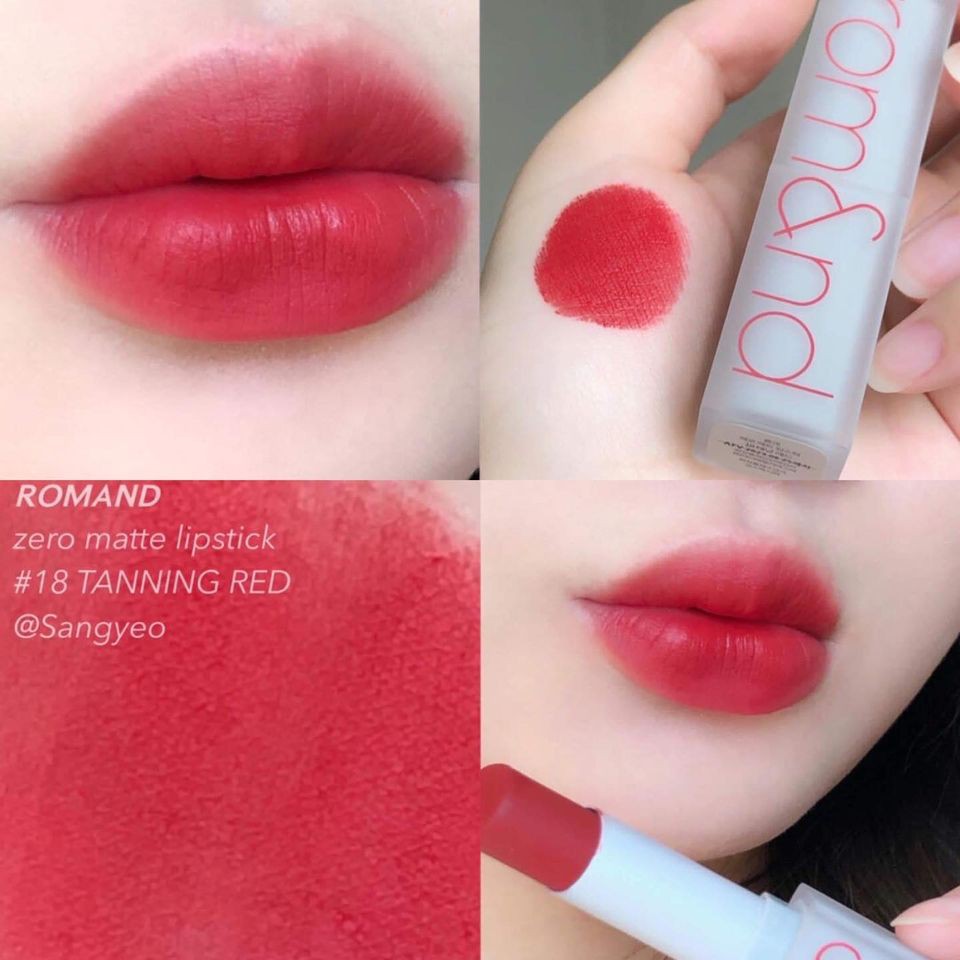 Son Thỏi Siêu Mịn Romand New Zero Matte Lipstick - Chính Hãng