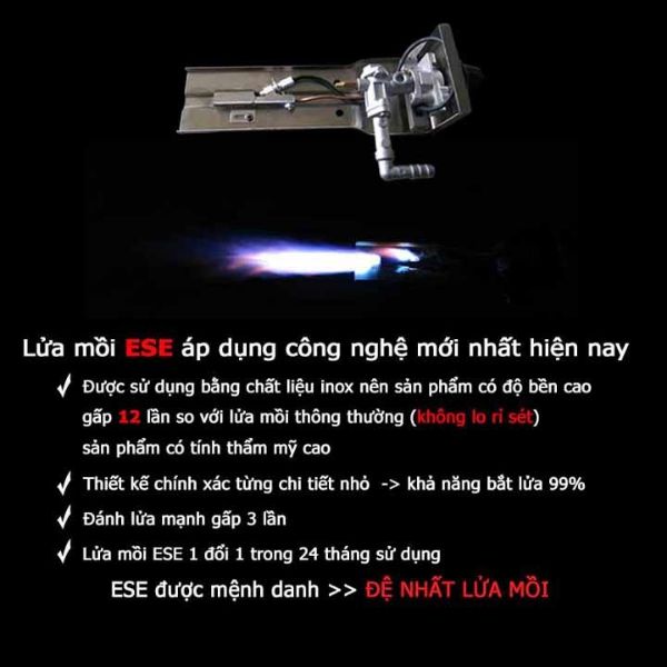 Bếp ga công nghiệp GADO 3N + van dây