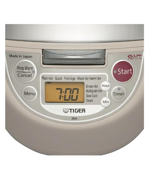 Nồi cơm điện tử Tiger 3 trong 1 JBA-T10W (1.0L)