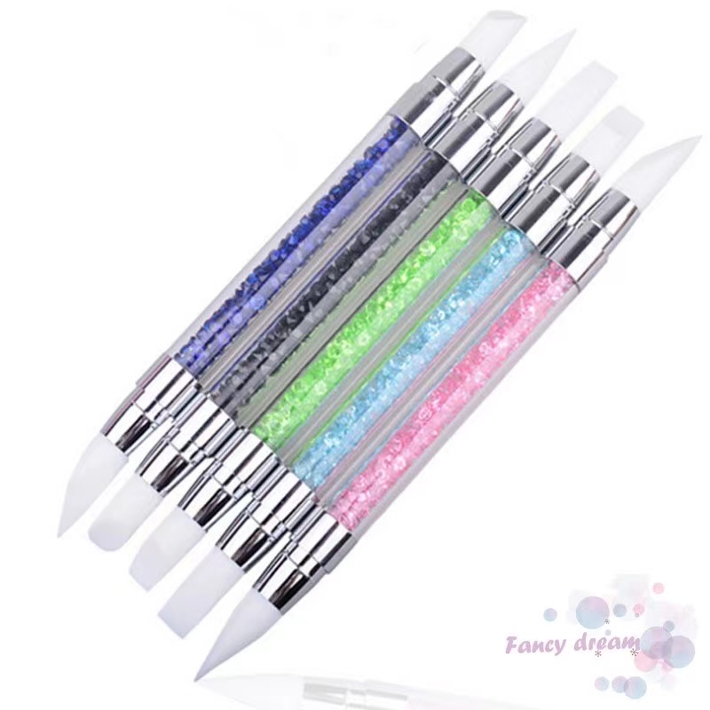 Bộ cọ silicon 2 đầu làm móng NAIL
