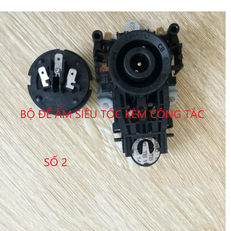 Đế ấm siêu tốc kèm công tắc