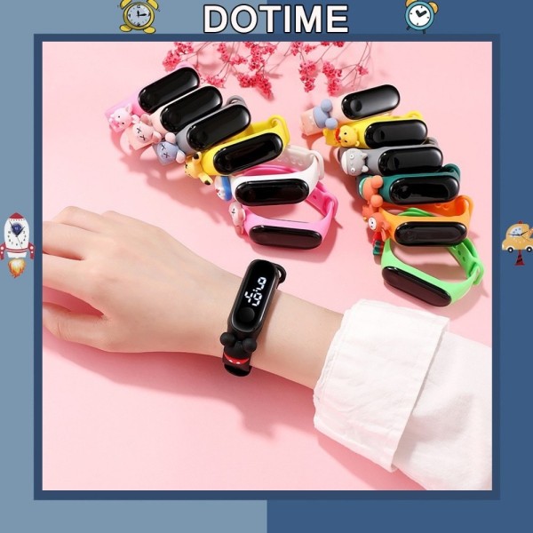 Đồng hồ trẻ em Dotime đồng hồ led đeo tay nhân vật hoạt hình đáng yêu ZO109