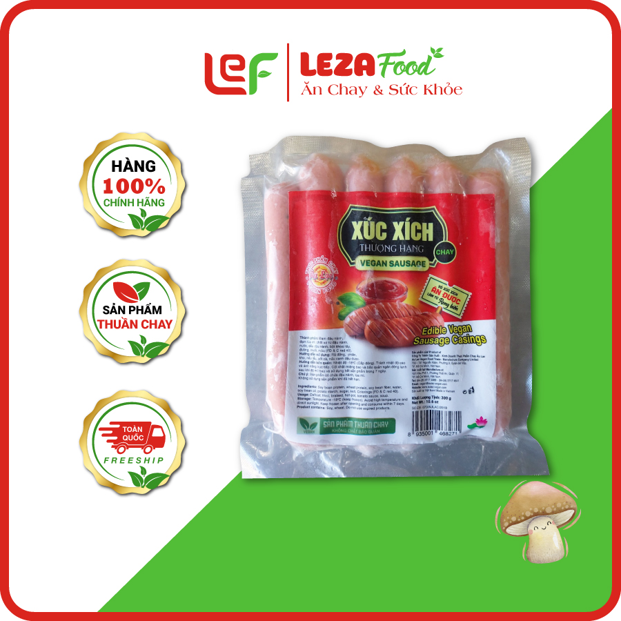 Xúc Xích Chay Thượng Hạng Âu Lạc 300g