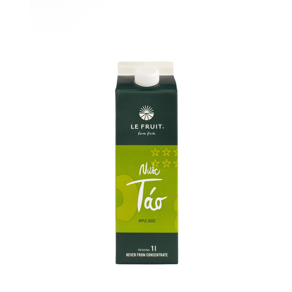 Nước ép táo nguyên chất Lefrruit 1L