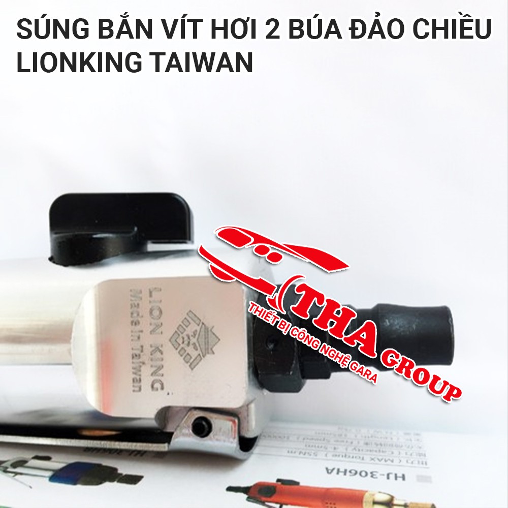 Bắn Vít Hơi 2 Búa Đảo Chiều Lionking Taiwan.