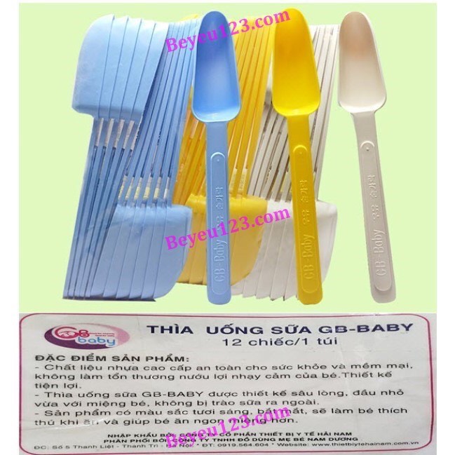 2 Thìa uống sữa GB Baby cho bé