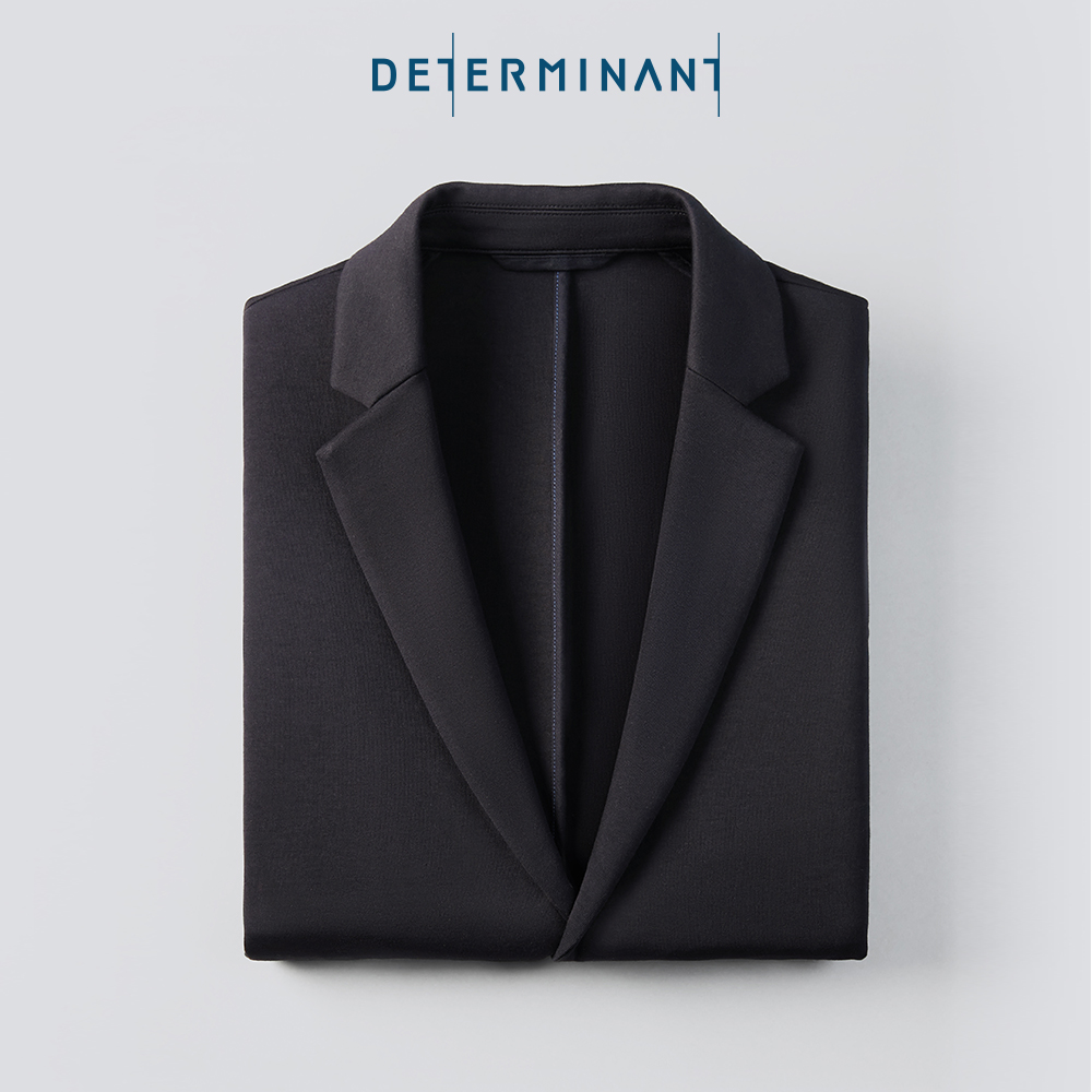 Áo khoác blazer nam DETERMINANT - 71% cotton/29% Polyester - màu đen - OW03
