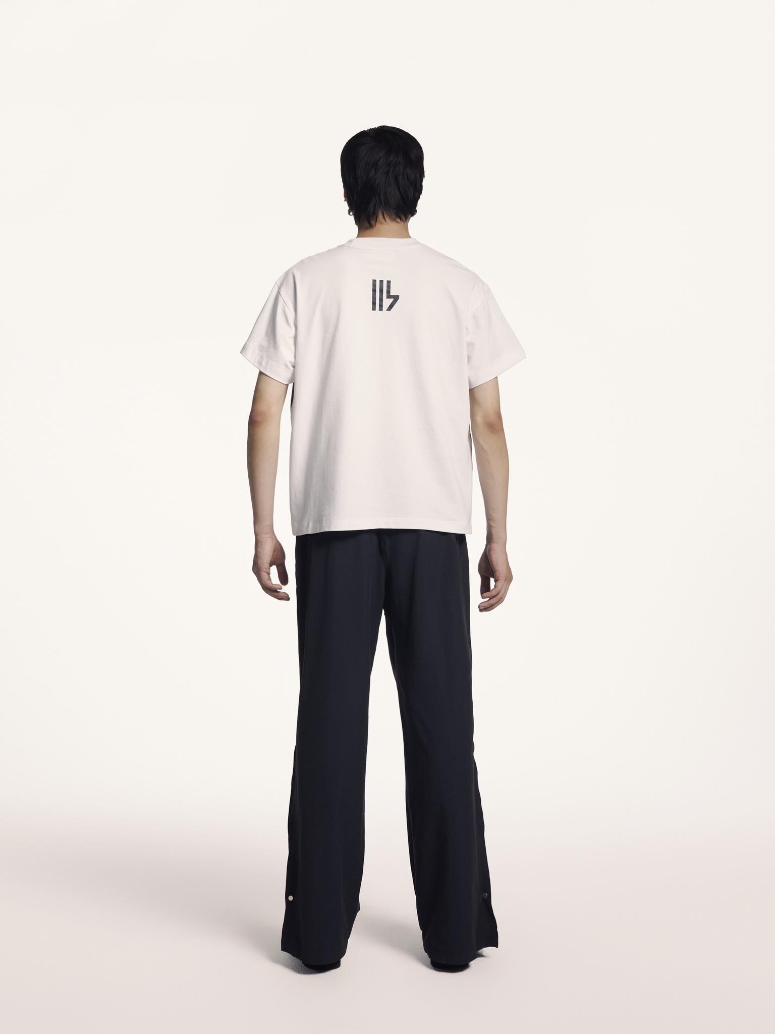 Áo thun hình HBS DOUBLE TROUBLE T-SHIRT - WHITE