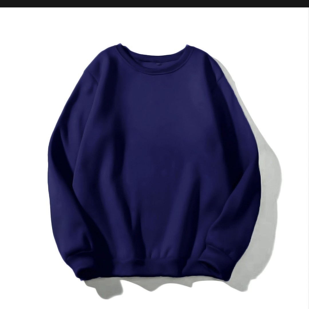Áo sweater trơn unisex