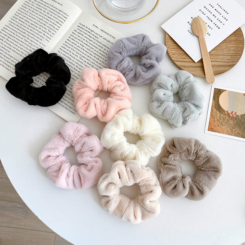 HCM Dây cột tóc lông nhung Mềm mịn CUTE scrunchies - KAShop