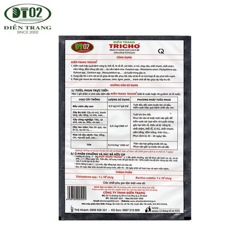 COMBO Nấm Trichoderma ngừanấmbệnh500g - PhânbónkíchrễTRIMIX120g ĐIỀNTRANG