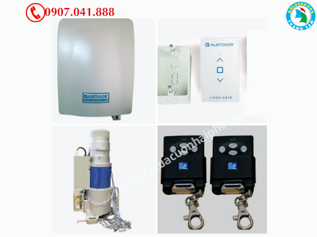 [HCM]CÔNG TẮC TƯỜNG CỬA CUỐN 3 NÚT AUSTDOOR AT2.P