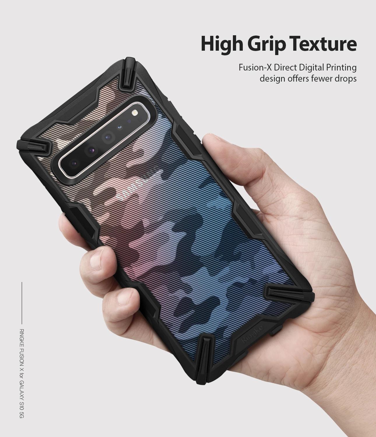 Ốp lưng Galaxy S10 và S10 5G Ringke Fusion X Hàn Quốc