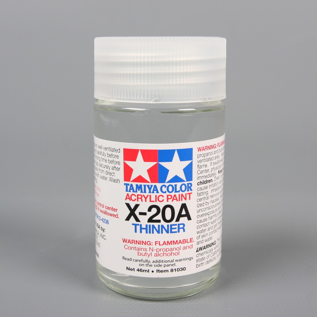 81030 Dung dịch pha sơn nước thinner acrylic Tamiya X-20A 46ml - GDC