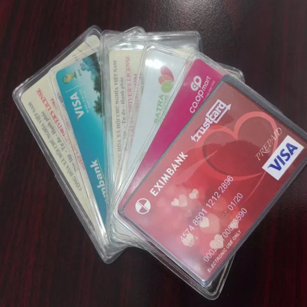 Túi Đựng Card Visit Atm Cmnd Trong Suốt