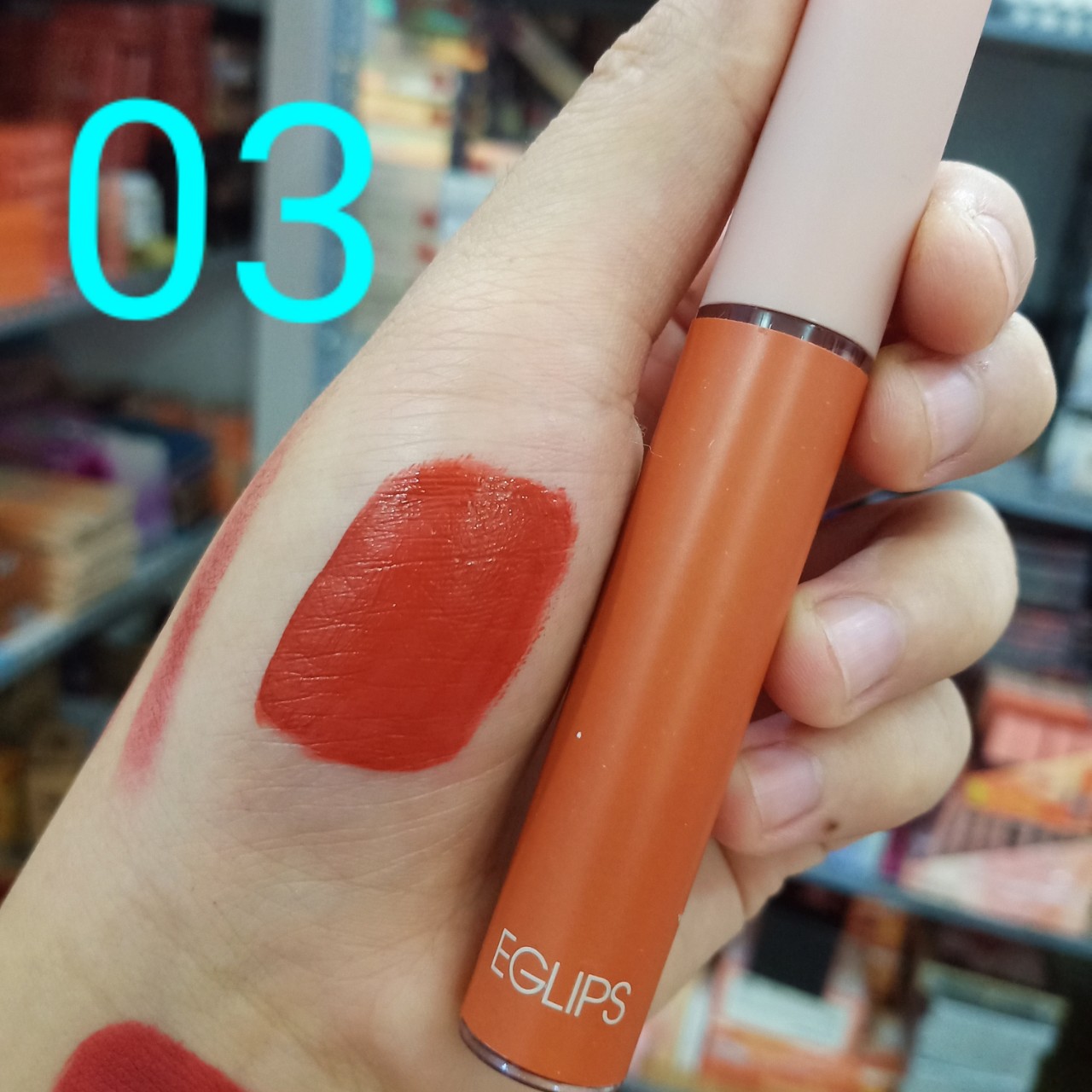 Son kem lì elip màu đẹp