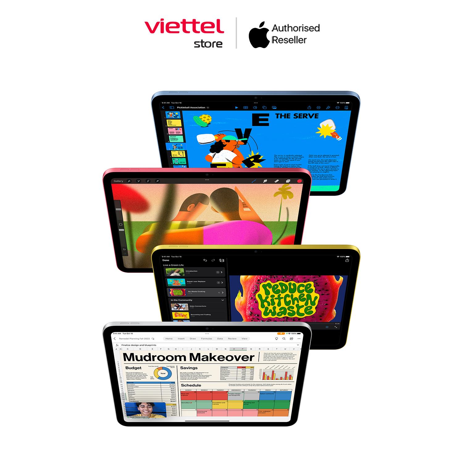 Apple iPad (Gen 10) WIFI Chính hãng (ZA/A) [Viettel Store]