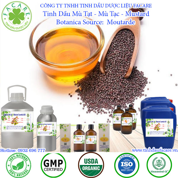 Tinh dầu Mù Tạt Mustard essential oil - 10ml