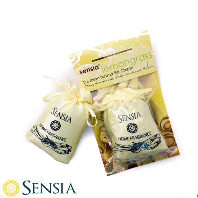 Túi thơm SENSIA hương thiên nhiên đầy đủ mùi nhập khẩu từ Pháp, giúp thư giãn, treo xe ôtô, tủ quần áo, túi xách, spa, làm quà tặng
