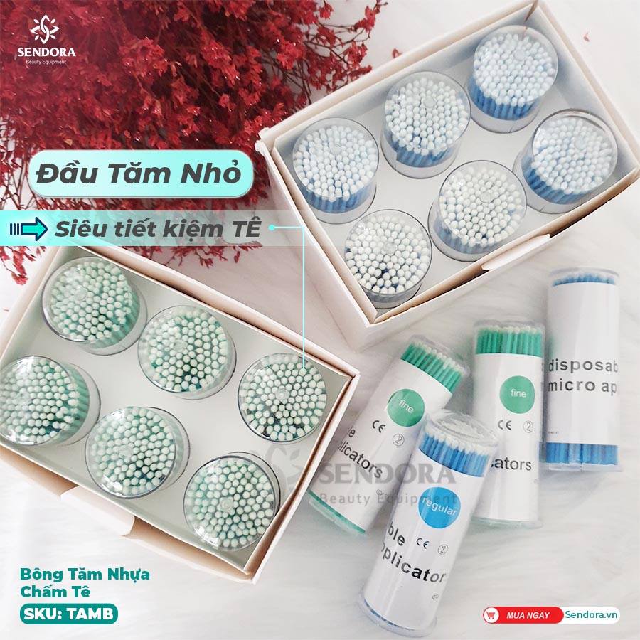[HCM]Tăm bông phun xăm thẩm mỹ (hộp)