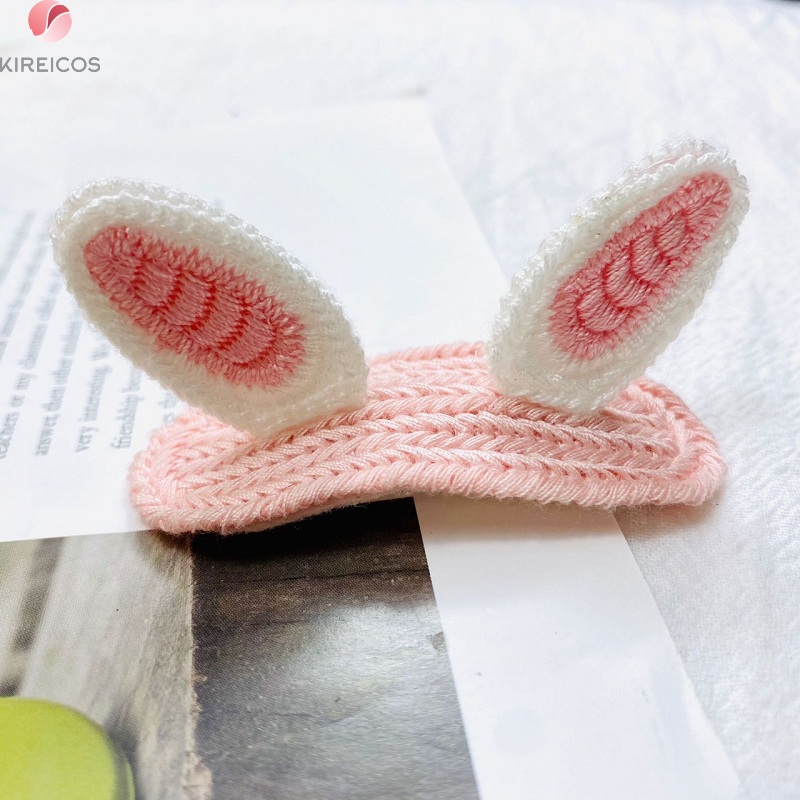 [HCM]Kẹp Bấm Mái Đan Len Có 2 Tai Cho Bé Siêu Cute