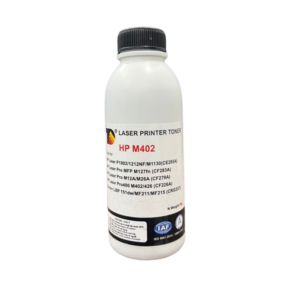 Lọ mưc đổ,hộp mực nạp 26a m402 và hộp mực trục từ nhỏ - mực chai hp 1606/m402 hàng nhập khẩu in đậm sắc nét