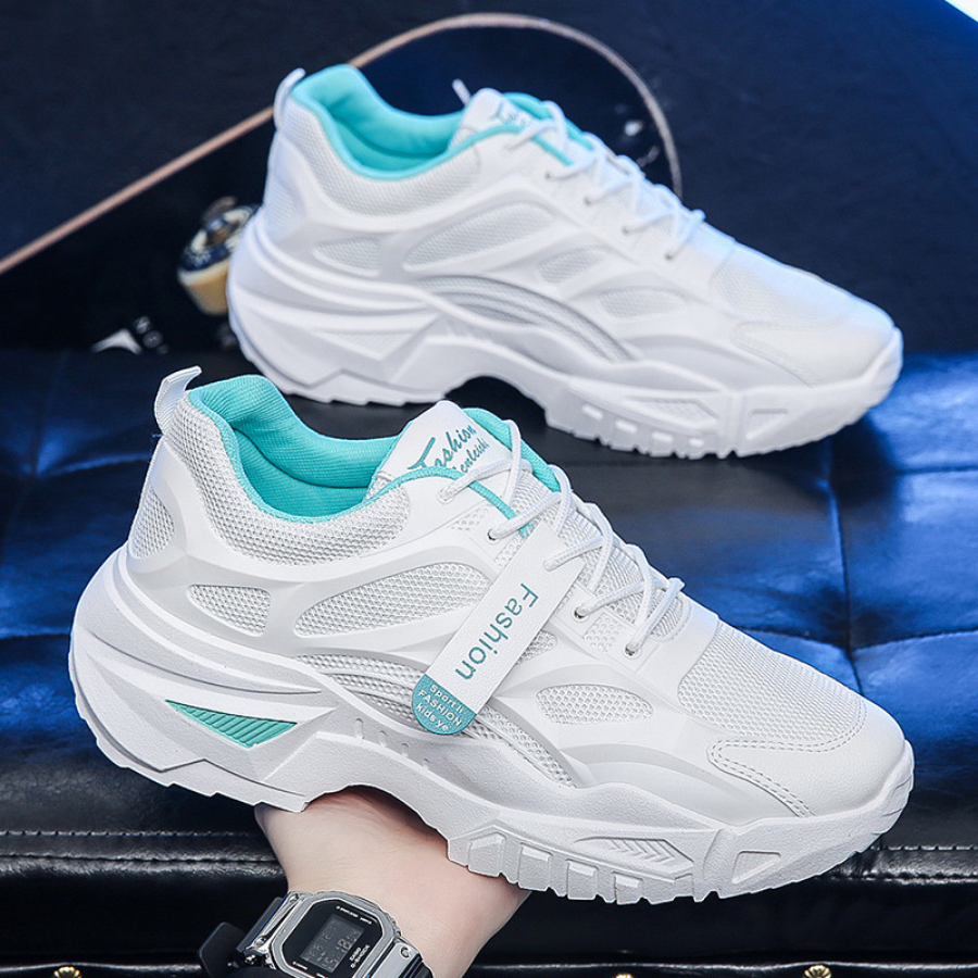 Giày sneaker nam thể thao đế độn 5cm hack chiều cao dệt lưới thoáng khí - 2Seven - G93