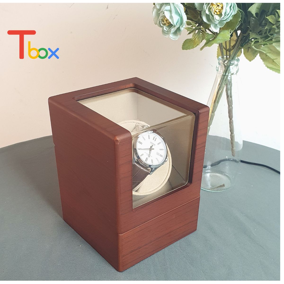Hộp đựng đồng hồ cơ 1 xoay tự động