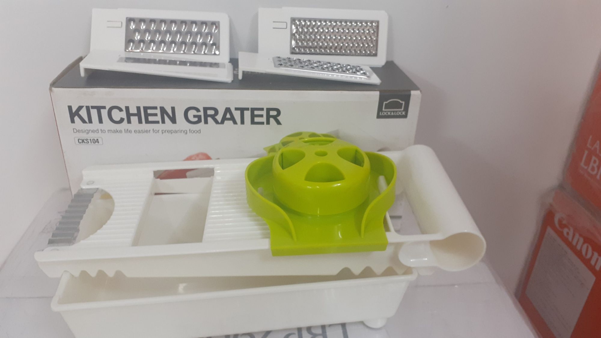 [HCM]Bộ Dụng Cụ Cắt Gọt Rau Củ 6in1 Lock&Lock Kitchen Grater CKS104