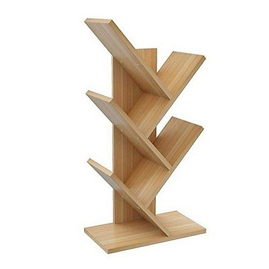 kệ sách gỗ hình xương cá