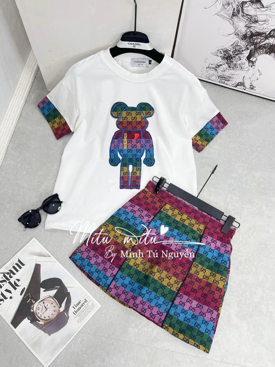 SET ÁO TOP/ VÁY COTTON, KATE BỐ, ĐỦ CÁC SIZE, PHỐI MÀU TRẺ TRUNG/ NĂNG ĐỘNG/ HIỆN ĐẠI, MẶC CỰC XINH UP hhp