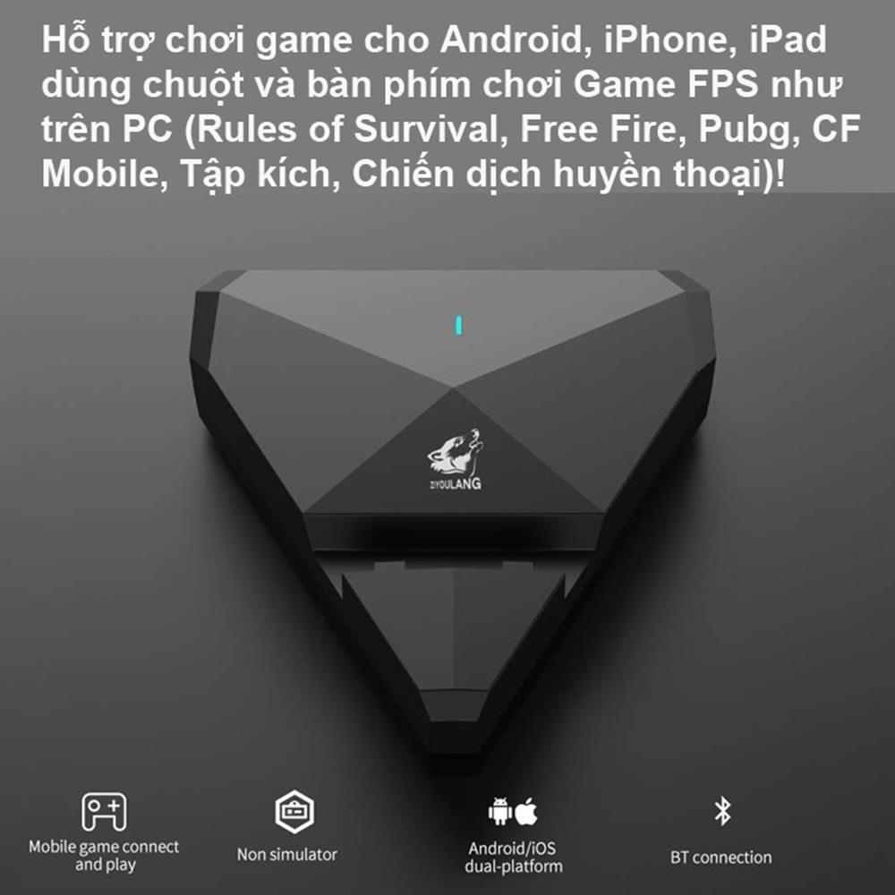 >> BÁO GIÁ BỘ CHUYỂN ĐỔI FREEWOLF G1/G5/G5 PRO/G6 HỖ TRỢ CHƠI GAME PUBG MOBILE CHO ANDROID IOS CHƠI GAME PUBG MOBILE KIÊM | Shopee Lazada Sendo Tiki mới nhất 90 Bộ Chuyển Đổi FREEWOLF G1/G5/G5 pro/G6 hỗ trợ chơi game PUBG Mobile cho Android IOS Chơi Game PUBG Mobile Kiêm Giã Đỡ Pad như PC