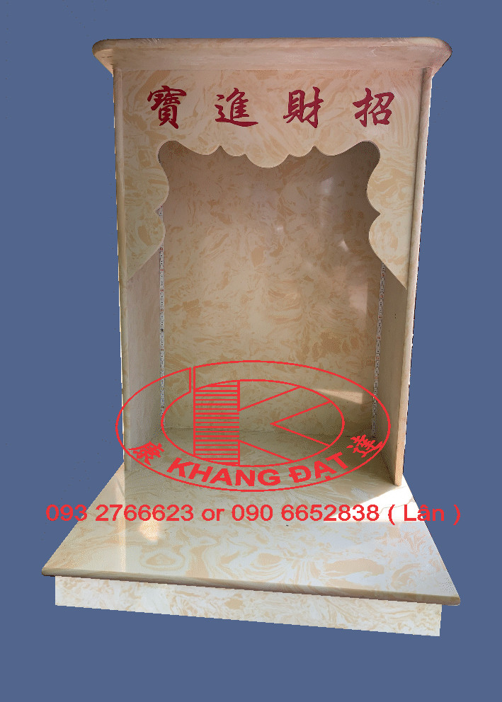 Tủ thờ thần tài đá nhân tạo