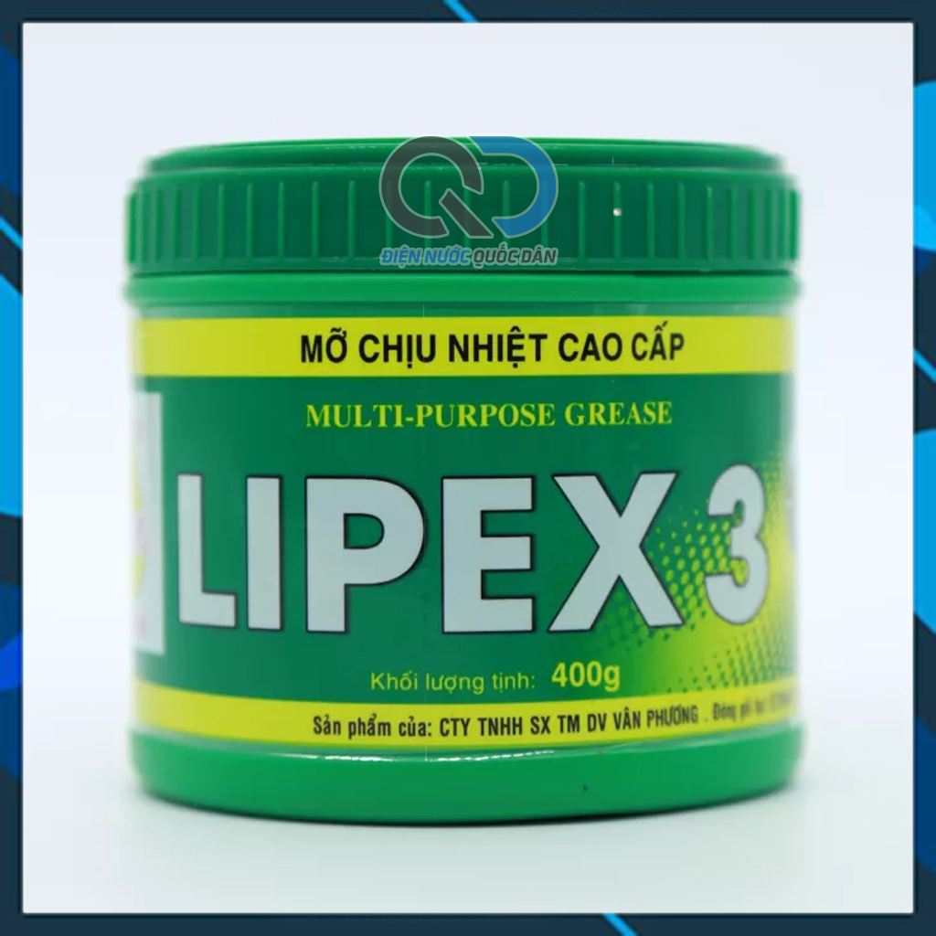 Mở bò chịu nhiệt - mở bò bôi trơn cao cấp lipex 3 400g