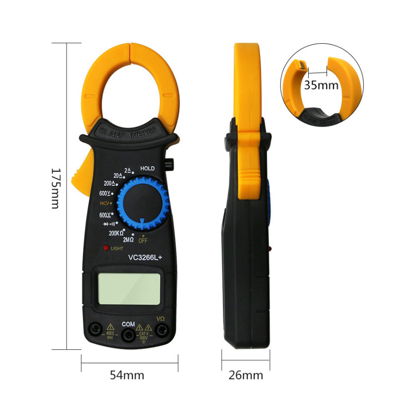 Ampe kế cầm tay kẹp vạn năng kỹ thuật số kẹp mét VC3266L