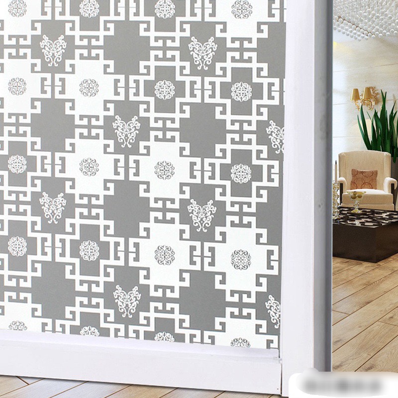 1m x 60cm rộng decal pvc dán kính mờ k001 mẫu thiên nhiên