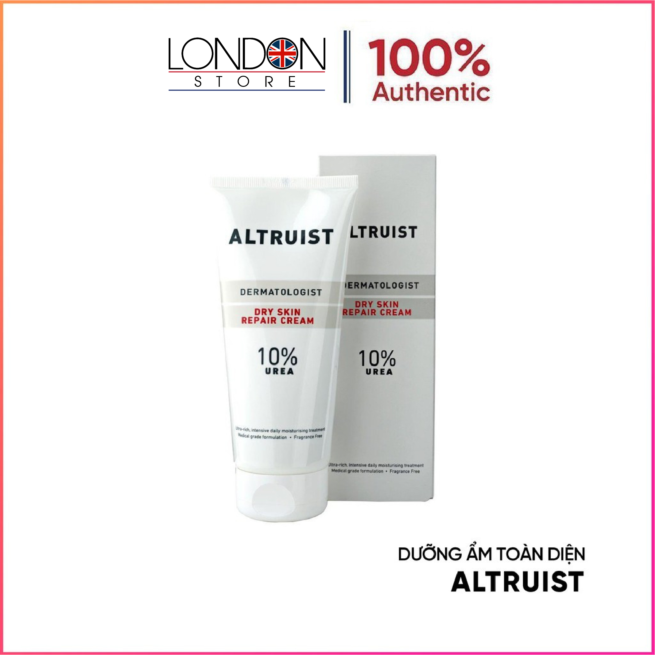 Kem dưỡng cấp ẩm phục hồi da khô Altruist Dermatologist Dry Skin Repair Cream 10% Urea - 200 ml