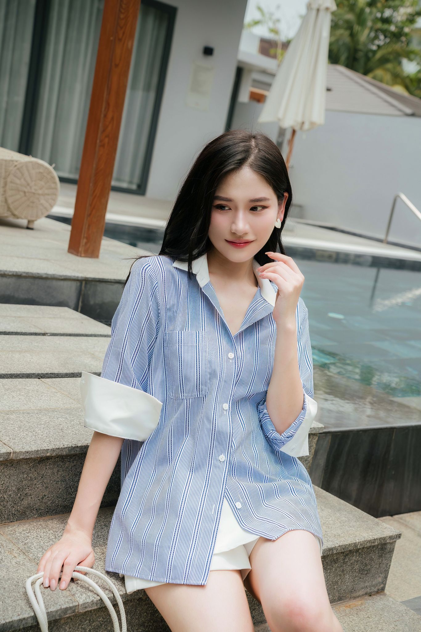 Áo Sơ Mi Kẻ Sọc - EDINI - SM236