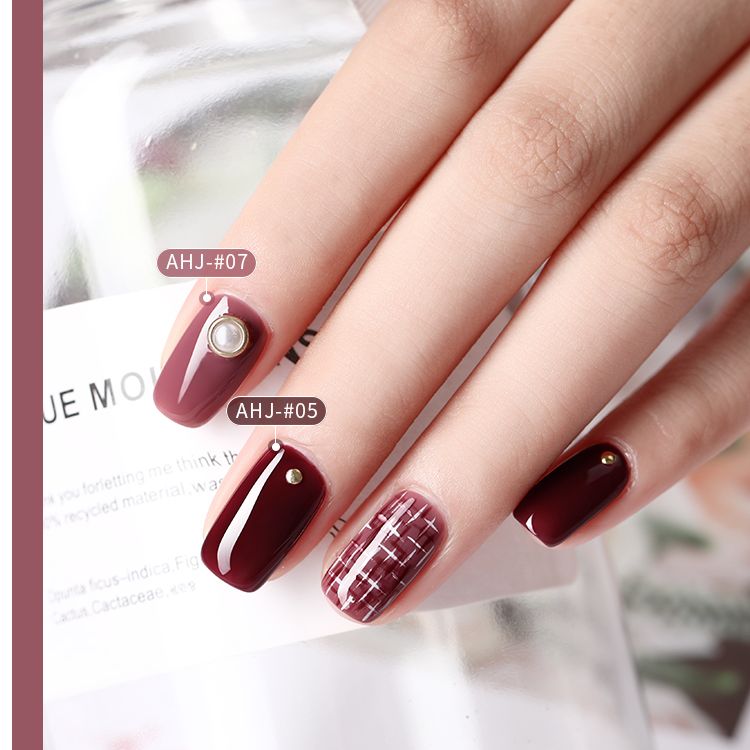 Sơn gel AS red - Màu đỏ tím mã AHJ