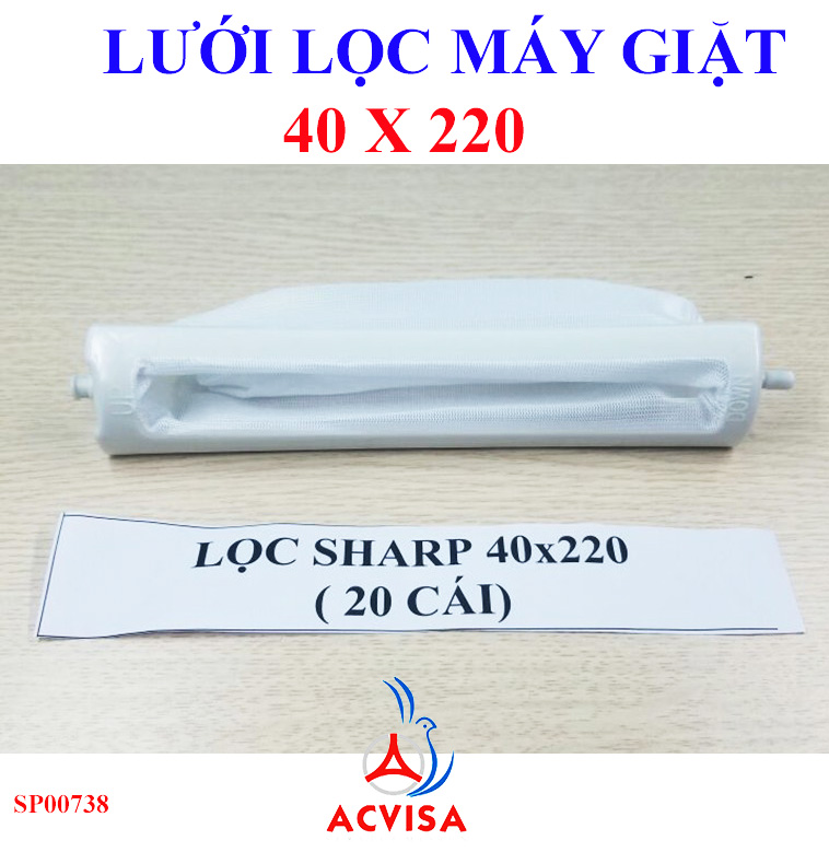 Lưới ( Túi ) Lọc Máy Giặt Sharp Kích Thước 40 X 220 (Sharp 1083)