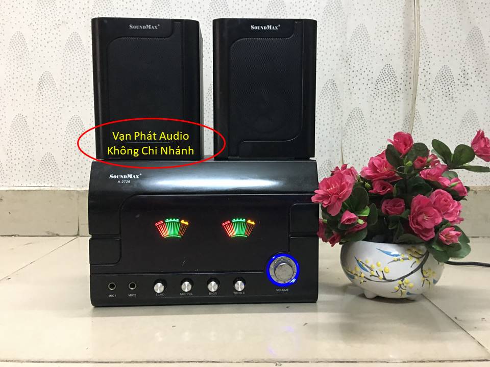 Loa SoundMax 2729 Có Màn Hình - qua sử dụng ( TẶNG DÂY 3.5 NGHE ĐIỆN THOẠI )