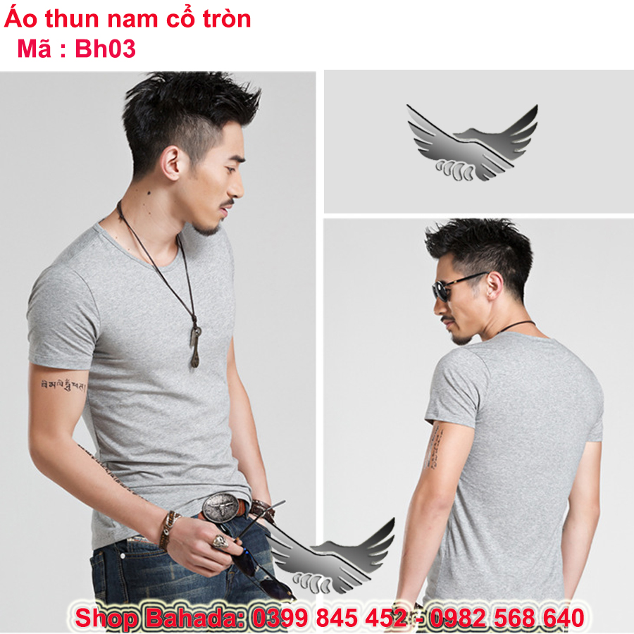 [HÀNG HOT] Áo thun nam fashion màu xám