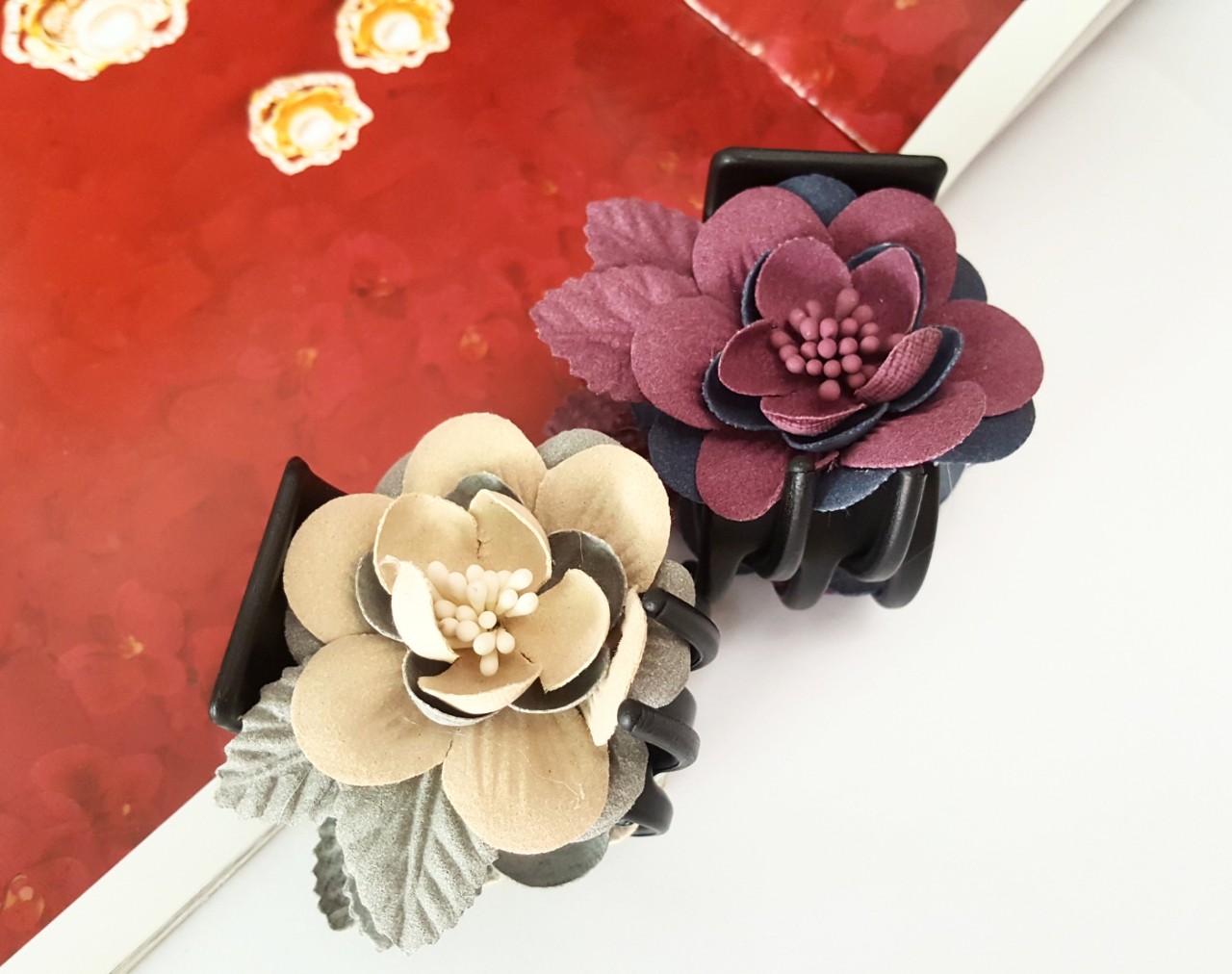 (GIÁ SỈ) KẸP TÓC CÀNG CUA HOA 01