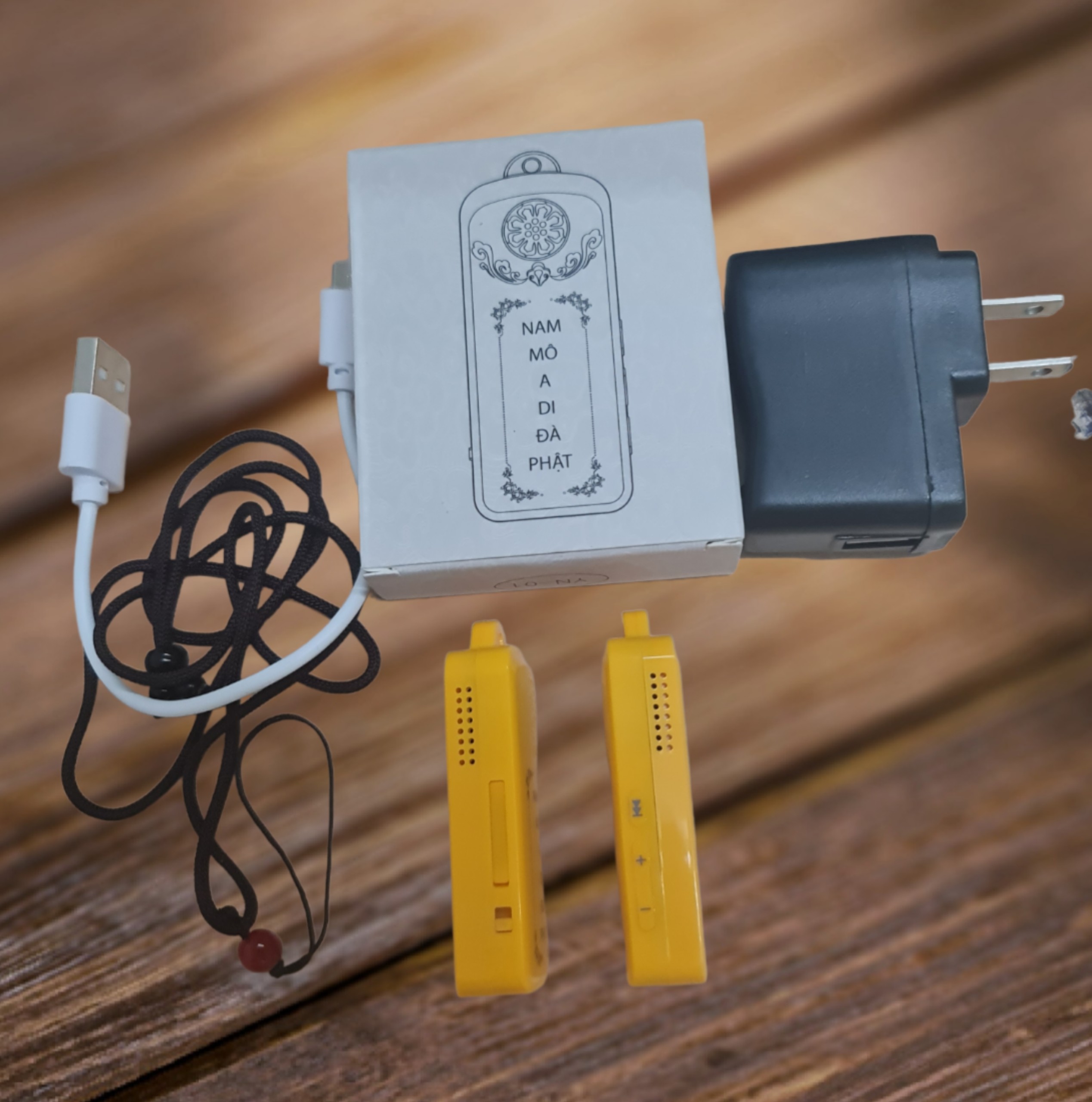 Máy niệm phật mini đeo cổ 11 bài