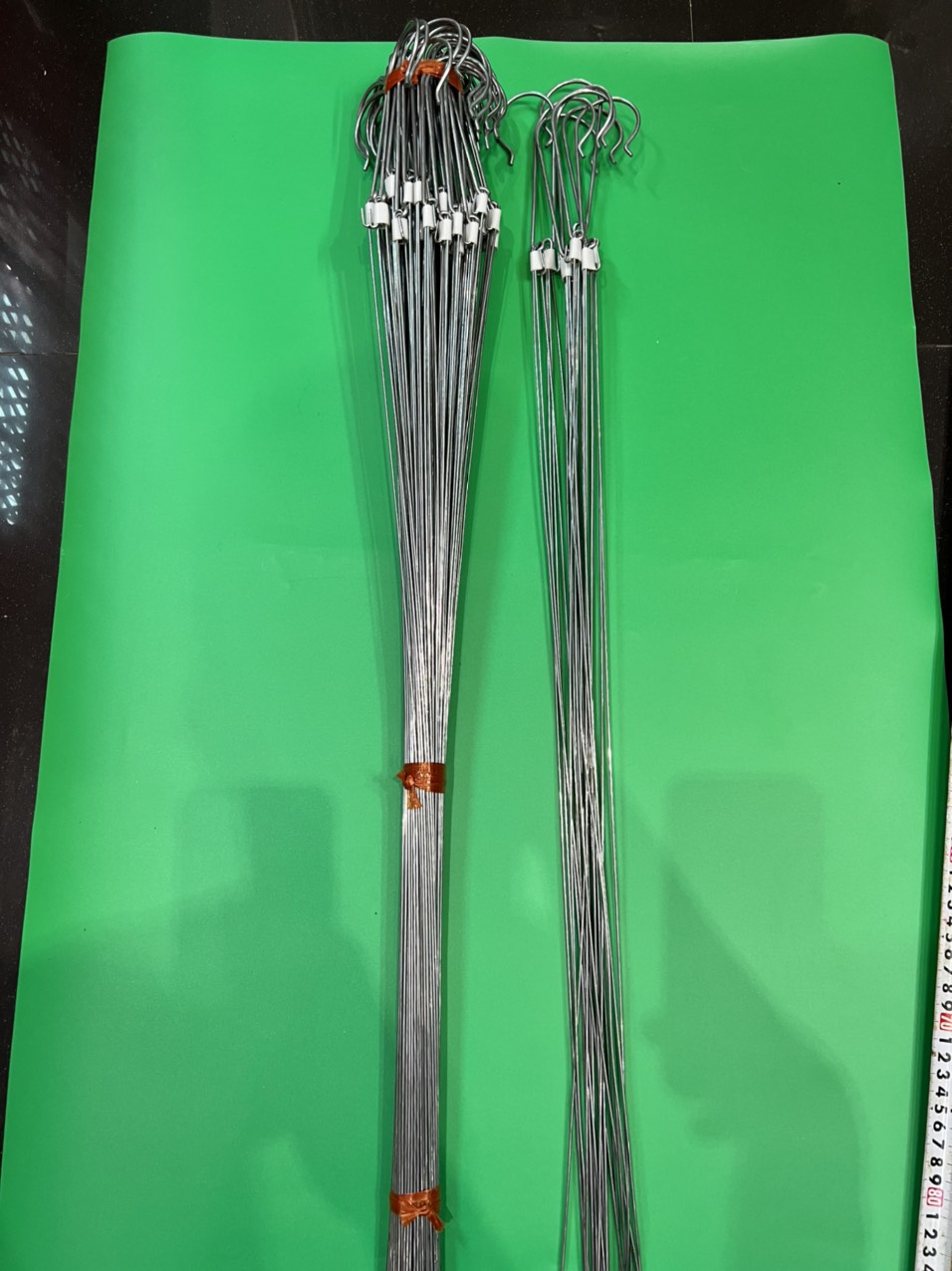 10 Zinc Hooks for Hanging 90cm Orchid Pots