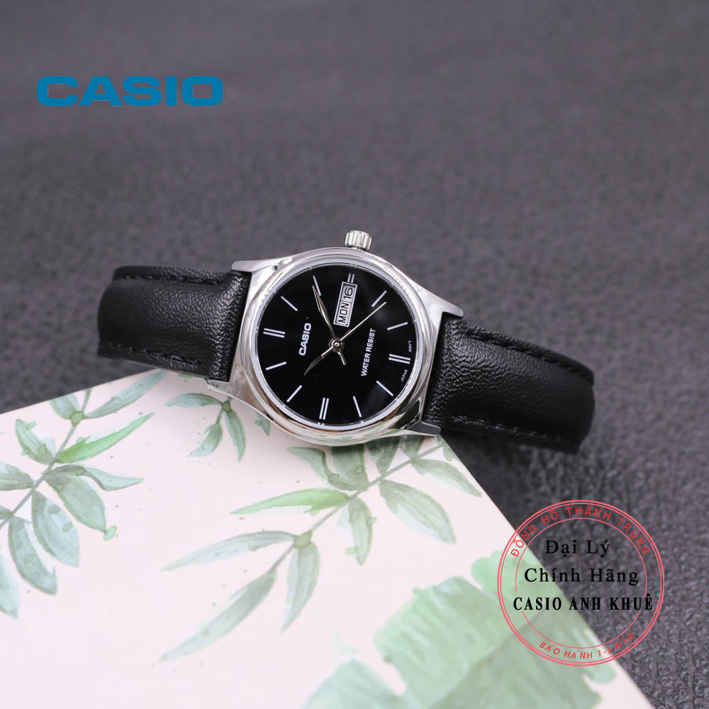 Đồng hồ nữ Casio LTP-V006L-1B2 dây da