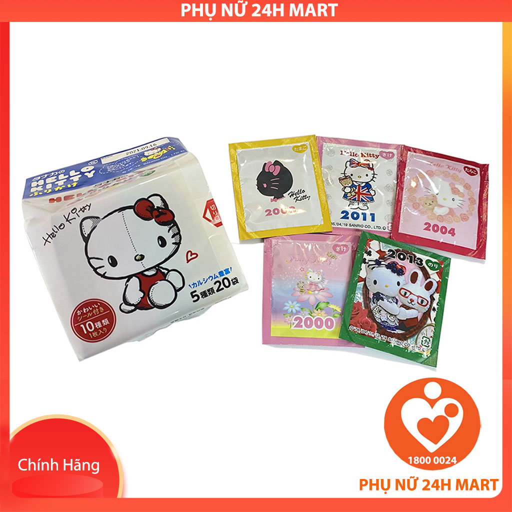 >> SO SÁNH GIÁ GIA VỊ RẮC CƠM RONG BIỂN VÀ CÁ HỒI AEON TOPVALU GÓI 35G | Shopee Lazada Sendo Tiki 74 Gia Vị Rắc Cơm Thập Cẩm Hello Kitty (5g*20 gói) Nhật Bản Cho Bé Từ 1 Tuổi, Rắc Cơm Rong Biển Cho Bé, Rắc Cơm Tươi Cho Bé, Rắc Cơm Nhật, Gia Vị Rắc Cơm Nhật Bản